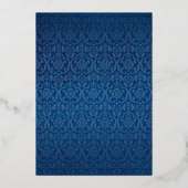 Invitation de Royal Prince Anniversaire Foil (Verso)