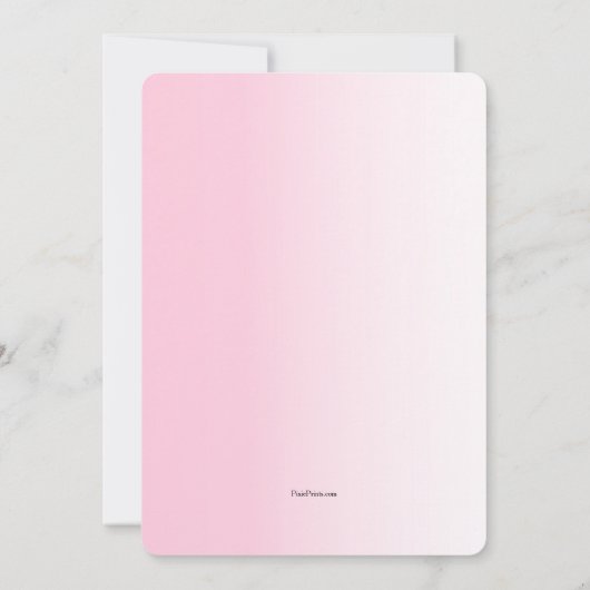 Invitation de ruban de cancer du sein (Dos)