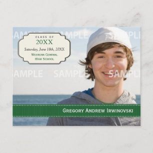 Invitation de ruban d'obtention du diplôme