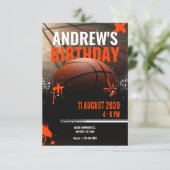 Invitation de rue de basket-ball (Debout devant)