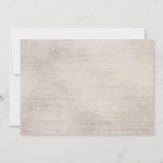 Invitation de Rustic Boho Floral 30e anniversaire (Dos)