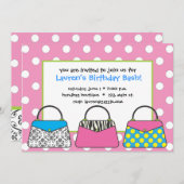 Invitation de sac à main de bourse de point de (Devant / Derrière)