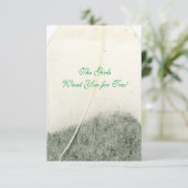 INVITATION DE SACHET À THÉ DE TEMPS DE THÉ (Debout devant)