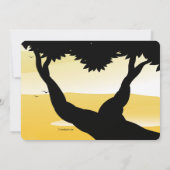 Invitation de safari de jungle (Dos)