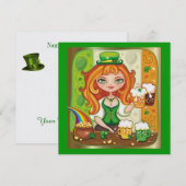 Invitation de Saint Patrick's Day (Devant / Derrière)