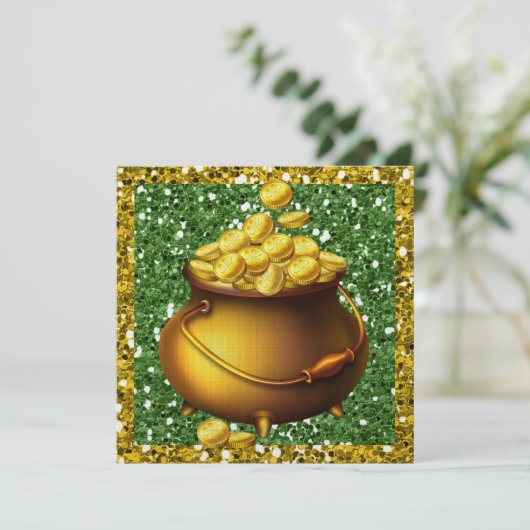 Invitation de Saint Patrick's Day (Debout devant)