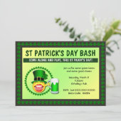 Invitation de Saint Patrick's Day Bash (Debout devant)