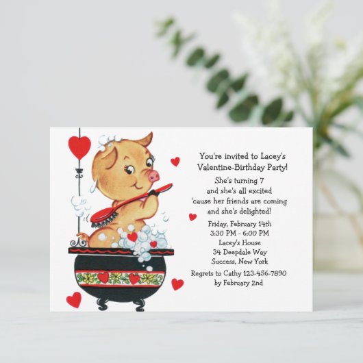 Invitation de Saint-Piglet (Debout devant)