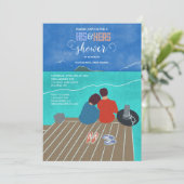 Invitation De Salle De Bain Sur Le Quai De La Baie (Debout devant)