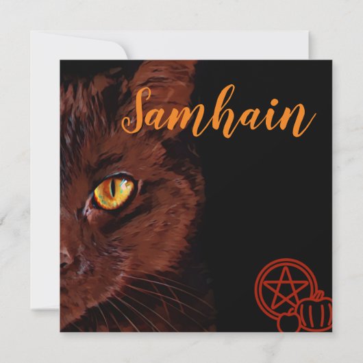 Invitation de Samhain (Dos)