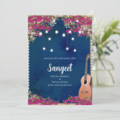 Invitation de Sangeet indien et cartes de mariage  (Debout devant)