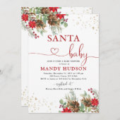 Invitation de Santa Baby (Devant / Derrière)