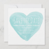 Invitation de sauvegarde de date de mariage à l'aq (Devant)