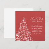 Invitation de sauvegarde de date de vacances d'arb (Devant / Derrière)