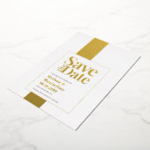 Invitation de sauvegarde de date en aluminium mode (Rotation)
