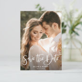 invitation de sauvegarde de date personnalisée ave (Debout devant)