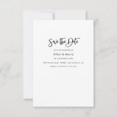 invitation de sauvegarde de date personnalisée ave (Dos)