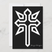 Invitation de sauvegarde de la date de clocher d'é (Dos)