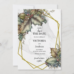 Invitation de sauvegarde de la date de la Winery
