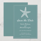 Invitation de sauvegarde de la date de l'étoile de (Devant / Derrière)