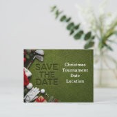 Invitation de sauvegarde de Noël pour un mariage d (Debout devant)