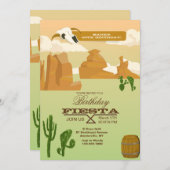 Invitation de scène de désert (Devant / Derrière)