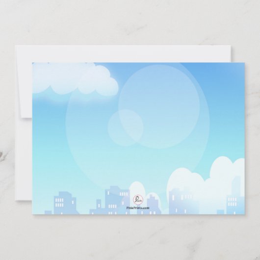 Invitation de Scooter Tots (Dos)