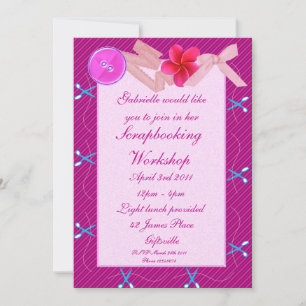 Invitation de scrapbooking/Craft Party 2