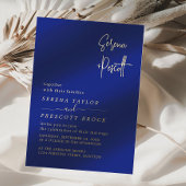 Invitation de script Mariage Real Foil