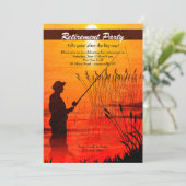 Invitation de sérénité de pêche (Debout devant)