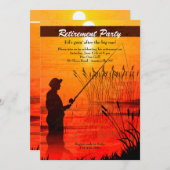 Invitation de sérénité de pêche (Devant / Derrière)