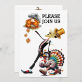 Invitation de serveur unique (Devant / Derrière)