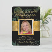 Invitation de service commémoratif de Black Gold F (Debout devant)