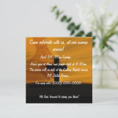 Invitation de service de lever de soleil de Pâques (Debout devant)