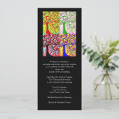 Invitation de service du matin (rectangle mince) (Debout devant)