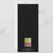 Invitation de service du matin (rectangle mince) (Dos)