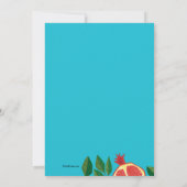 Invitation de Shana Tova (Dos)