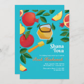 Invitation de Shana Tova (Devant / Derrière)