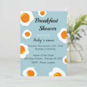 Invitation de Shower Petit Déjeuner Bébé (Debout devant)