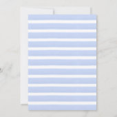 Invitation de shower pour bébé garçon avec un lapi (Dos)