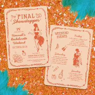 Invitation de Showstopper Final Showgirl