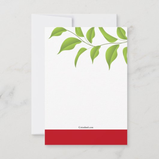 Invitation de singe Love (Dos)