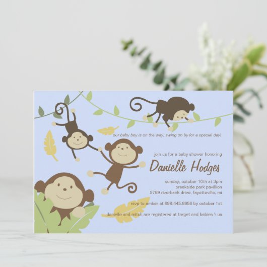 Invitation de singes joueuses (Debout devant)