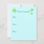 Invitation de sirène (Dos)