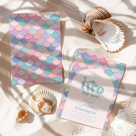 Invitation de sirène d'arc de mer