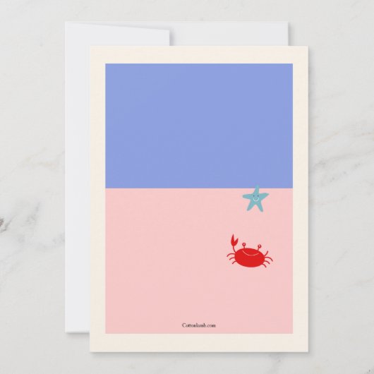 Invitation de sirène douce (Dos)