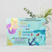 Invitation de Sirène et de requin. (Debout devant)