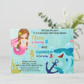 Invitation de Sirène et de requin. (Debout devant)