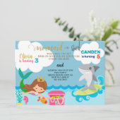 Invitation de Sirène et de requin. (Debout devant)