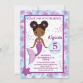 Invitation de sirène pour l'anniversaire de l'Amér (Devant)